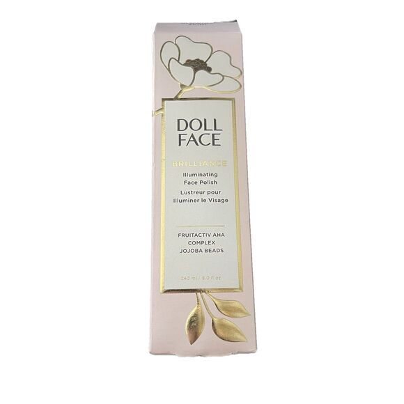 DOLL FACE Brilliance Illuminating Face Polish & Buffer W/Jojoba Beads-8 Oz.-NEW! - Picture 1 of 6
